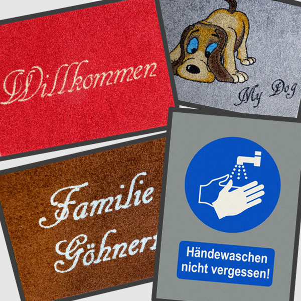 Schmutzfangmatte - Designauswahl