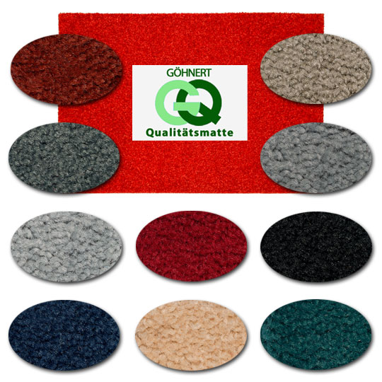 Übersicht Mattenfarben Göhnert Qualitätsmatte